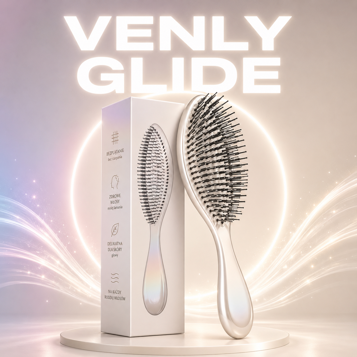 Venly Glide – Szczotka rozplątująca do włosów